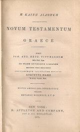 Η Καινή Διαθήκη Novum Testamentum Graece