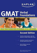 Kaplan GMAT Verbal Foundations