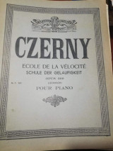 Czerny ecole de la velocite schule der gelaufigkeit opous 299 pour piano