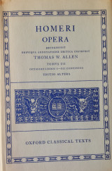 Homeri Opera tomvs iii, Odysseas Libros i-xii Continens