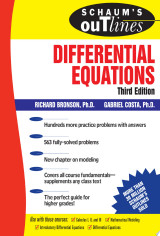 Schaum's Outline of Differential Equations, 3rd edition