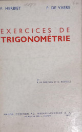 Exercices De Trigonometrie