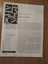 American Society for Aesthetics newsletter, vol. 25,3 (Winter 2006)
