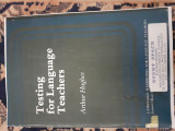 Testing for language teachers