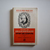 Notes on Shakespeare Antony and Cleopatra