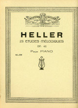 Heller 25 etudes melodiques op. 45 pour piano Μ. Γ. 1730, Χέλλερ 25 μελωδικές σπουδές για πιάνο