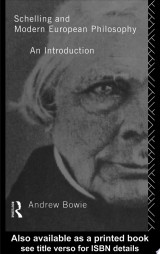 Schelling and Modern European Philosophy