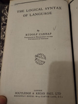 The Logical Syntax of Language (p/b)