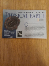 Millenium in maps. Physical earth