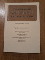 The journal of aesthetics and art criticism, vol. 56,4 (Fall 1998)