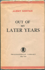 Out Of My Later Years