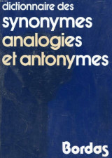 Dictionnaire des synonymes, analogies et antonymes