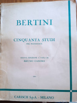 Bertini Cinquanta Studi per Pianoforte
