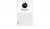 PHILOSOPHER. Tome 1