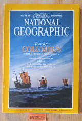 National Geographic #181 No. 1. Columbus. La Isabela. Skeleton Coast. Monk seals
