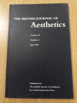 The British Journal of Aesthetics, Vol. 39,3