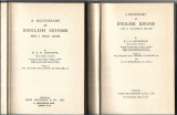 A dictionary of english idioms (part I+II)