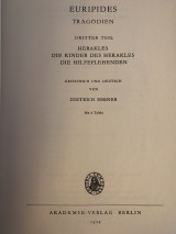 Euripides Tragödien dritter Teil