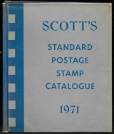 Scott's Standard Postage Stamp Catalogue 1971 (Volume 1) 1500 pages