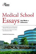 Medical School Essays that Made a Difference