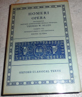 Homeri opera david monro thomas allen 1967 tomvs iiι iliadis libros ι-xιι contines