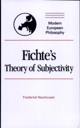 Fichte's Theory of Subjectivity