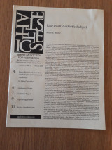 American Society for Aesthetics Newsletter, vol. 22,3 (Winter 2003)