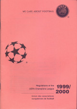 Regulations of the Uefa Champions league 1999-2000