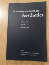 The British Journal of Aesthetics, vol. 40,4 (October 2000)