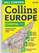 2011 Collins Europe Essential Road Atlas