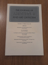 The journal of aesthetics and art criticism, vol. 59,4 (Fall 2001)
