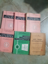 3 βιβλια αλγεβρας(τευχη α'-γ'-ζ'-θ')+2 βιβλια τριγωνομετριας(τευχη β'-δ')