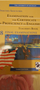 Examination for the Certificate of Proficiensy in English teachers book