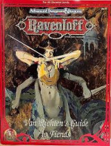 Advanced Dungeons & Dragons Ravenloft Van Richten's Guide to Fiends