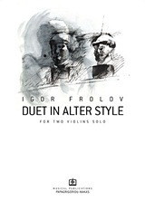 Duet in Alter Style: For Two Violins Solo