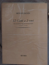 Mendelssohn, 12 canti a 2 voci