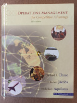 Operations Management for Competitive Advantage