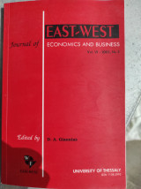 East-West Journal of Economics and Business Vol. VI - 2003, No 2
