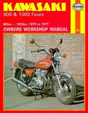 Kawasaki 900 Owners Workshop Manual, No. M222