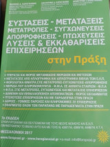 Συστάσεις - μετατάξεις - μετατροπές - συγχωνεύσεις - απορροφήσεις - πτωχεύσεις στην πράξη