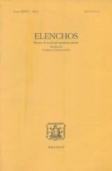 Elenchos – 2014, 2 [Rivista di studi sul pensiero antico]