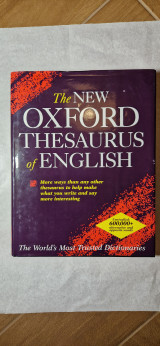 The new Oxford Thesaurus of English