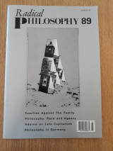 Radical Philosophy, issue 89 (May/June 1998)