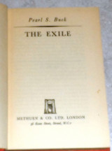 The exile 1950 pearl s.buck