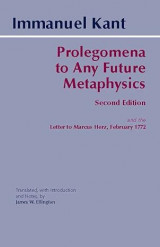 Prolegomena to Any Future Metaphysics That Will Be Able to Come Forward As Science