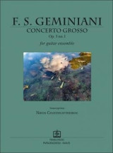 Concerto Grosso op. 3 no. 1 in D major: for guitar ensemble