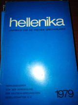 Hellenika, jahrbuch fur die freunde grichenlands
