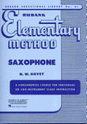 Rubank Elementary Method Saxophone