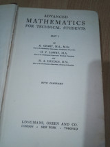 Advanced Mathematics for Technical Students - Part 1