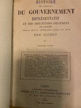 Histoire des origines du gouvernement representatif